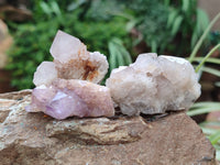 Natural Ametrine Spirit Quartz Clusters x 35 From Boekenhouthoek, South Africa