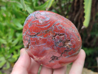 Polished Red Jasper Standing Free Forms x 4 From Madagascar