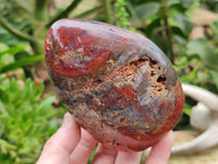 Polished Red Jasper Standing Free Forms x 4 From Madagascar