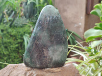 Polished Fuchsite Standing Free Forms x 2 From Madagascar