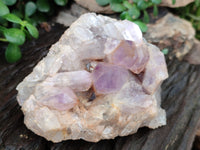 Natural Jacaranda Amethyst Quartz Clusters x 2 from Mumbwa, Zambia