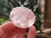 Polished Hematoid Quartz Palm Stones x 20 From Madagascar