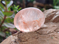 Polished Hematoid Quartz Palm Stones x 20 From Madagascar