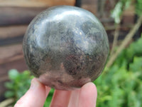 Polished Pharaoh Stone Spheres x 2 From Zimbabwe