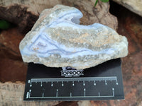 Natural Blue Lace Agate Geode Specimens x 12 From Malawi