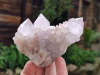 Natural Amethyst Spirit Quartz Clusters x 4 From Boekenhouthoek, South Africa