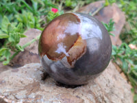 Polished Polychrome Jasper Spheres x 3 From Mahajanga, Madagascar