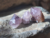 Natural Dark Amethyst Spirit Quartz Crystals x 70 From Boekenhouthoek, South Africa