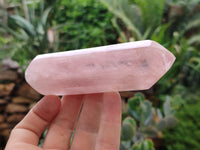 Polished Double Terminated Rose Quartz Points x 6 From Ambatondrazaka, Madagascar