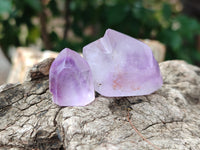 Polished Smokey Amethyst Window Quartz Points x 20 From Akansobe, Madagascar