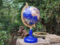 Polished Lapis Lazuli World Globe x 1 From China