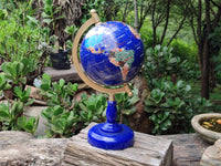 Polished Lapis Lazuli World Globe x 1 From China