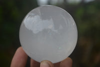 Polished Girasol Pearl Quartz Spheres x 6 From Ambatondrazaka, Madagascar