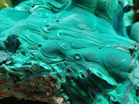 Natural Exquisite Malachite with 10 Stalactites Specimen x 1 from Kolwezi, Congo