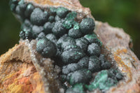 Natural Ball Malachite On Dolomite Matrix Specimens x 2 From Kambove, Congo