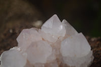 Natural Amethyst Spirit Quartz Clusters x 2 From Boekenhouthoek, South Africa