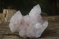 Natural Amethyst Spirit Quartz Clusters x 2 From Boekenhouthoek, South Africa