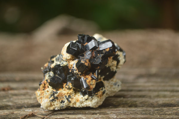 Natural Schorl Black Tourmaline with Opal Hyalite Specimens x 24 From Erongo, Namibia