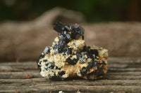 Natural Schorl Black Tourmaline with Opal Hyalite Specimens x 24 From Erongo, Namibia