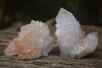 Natural Amethyst Spirit Quartz Clusters x 12 From Boekenhouthoek, South Africa