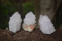 Natural Amethyst Spirit Quartz Clusters x 12 From Boekenhouthoek, South Africa