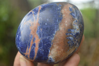 Polished Sodalite Free Forms x 12 From Kunene River, Namibia