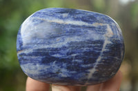 Polished Sodalite Free Forms x 12 From Kunene River, Namibia