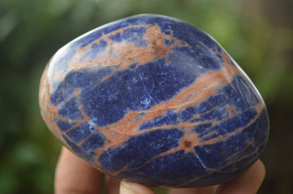 Polished Sodalite Free Forms x 12 From Kunene River, Namibia