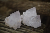 Natural Amethyst Spirit Quartz Clusters x 20 From Boekenhouthoek, South Africa