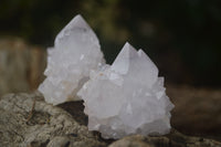 Natural Amethyst Spirit Quartz Clusters x 20 From Boekenhouthoek, South Africa