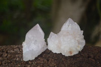 Natural Amethyst Spirit Quartz Clusters x 20 From Boekenhouthoek, South Africa