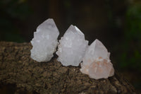 Natural Amethyst Spirit Quartz Clusters x 20 From Boekenhouthoek, South Africa