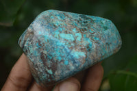 Polished Shattuckite with Azurite and Chrysocolla Free Forms x 6 From Congo