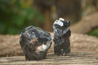 Natural Schorl Black Tourmaline Specimens x 24 From Erongo, Namibia