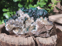 Natural Ball Malachite On Dolomite Matrix Specimens x 2 From Kambove, Congo