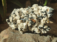 Natural Schorl Black Tourmaline Specimens x 2 From Erongo, Namibia