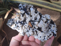 Natural Schorl Black Tourmaline Specimens x 2 From Erongo, Namibia