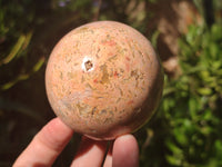 Polished Runestone Feldspar Spheres x 3 From Zimbabwe