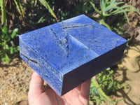 Hand Made Dumortierite Jewellery Box x 1 From Mozambique