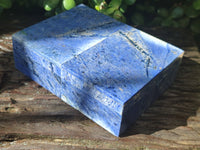 Hand Made Dumortierite Jewellery Box x 1 From Mozambique