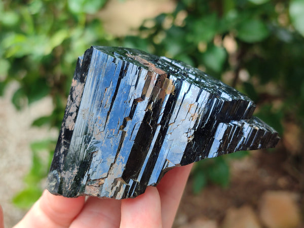 Natural Schorl Black Tourmaline Specimens x 4 From Erongo, Namibia