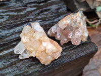 Natural Mini Limonite Quartz Specimens x 35 From Solwezi, Zambia