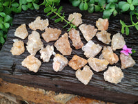 Natural Mini Limonite Quartz Specimens x 35 From Solwezi, Zambia