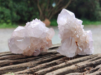 Natural Spirit Quartz Clusters x 6 From Boekenhouthoek, South Africa