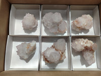 Natural Amethyst Spirit Quartz Clusters x 6 From Boekenhouthoek, South Africa