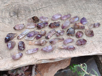 Natural Smokey Window Amethyst Crystals x 70 From Chiredzi, Zimbabwe