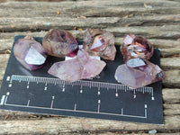 Natural Smokey Window Amethyst Crystals x 70 From Chiredzi, Zimbabwe