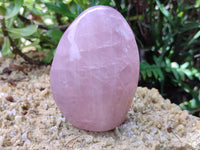 Polished Rose Quartz Standing Free Forms x 4 From Ambatondrazaka, Madagascar