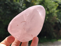 Polished Rose Quartz Standing Free Forms x 4 From Ambatondrazaka, Madagascar