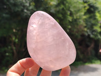 Polished Rose Quartz Standing Free Forms x 4 From Ambatondrazaka, Madagascar